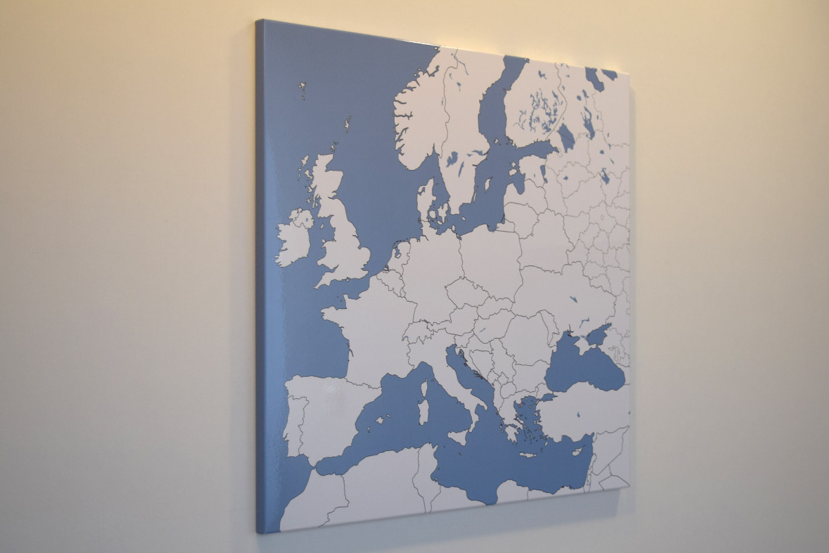 Маркерная доска «Карта Европы» 55x55